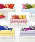 5 CÁCH TRANG TRÍ GHẾ SOFA “BẮT MẮT” VỚI GỐI