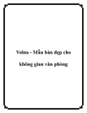 Volna - Mẫu bàn đẹp cho không gian văn phòng 