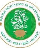 Luận văn:ĐỀ XUẤT CẢI TIẾN CHIẾN LƯỢC PHÁT TRIỂN TRƯỜNG ĐẠI HỌC HÙNG VƯƠNG TP. HỒ CHÍ MINH GIAI ĐOẠN 2010 – 2015