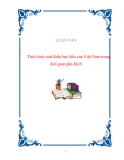 LUẬN VĂN:Tình hình xuất khẩu hạt điều của Việt Nam trong thời gian gần đây