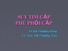 SUY TIM CẤP PHÙ PHỔI CẤP