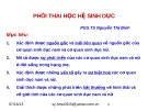 PHÔI THAI HỌC HỆ SINH DỤC