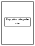 Thực phẩm chống trầm cảm