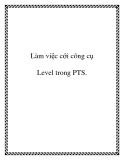 Làm việc cới công cụ Level trong PTS.