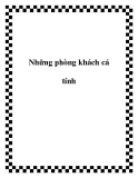 Những phòng khách cá tính