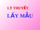 Lý thuyết lấy mẫu