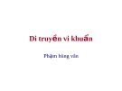 Di truyền vi khuẩn