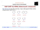 Bài giảng: HOÁ HỮU CƠ - Hợp chất dị vòng