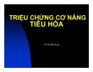 Triệu chứng tiêu hóa của cơ năng