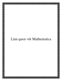 Làm quen với Mathematica