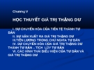 Bài giảng Học thuyết giá trị thặng dư