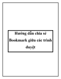 Hướng dẫn chia sẻ Bookmark giữa các trình duyệt