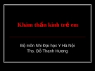 Khám thần kinh trẻ em 