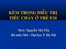 Kẽm trong điều trị tiêu chảy