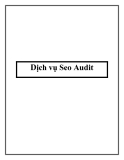 Dịch vụ Seo Audit