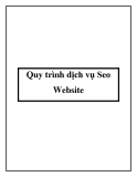 Quy trình dịch vụ Seo Website