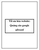 Tối ưu hóa website: Quảng cáo google adword