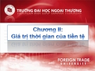 Giá trị thời gian của tiền tệ và kiến thức về tiền tệ