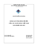 ĐÁNH GIÁ TÌNH HÌNH NỢ XẤU CỦA CÁC NGÂN HÀNG VIỆT NAM GIAI ĐOẠN 2010-2012