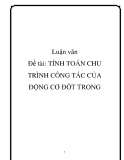 Đề tài: TÍNH TOÁN CHU TRÌNH CÔNG TÁC CỦA ĐỘNG CƠ ĐỐT TRONG