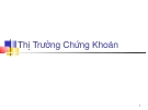 Bài giảng về Thị trường chứng khoán