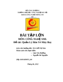 Đề tài: Quản Lý Bán Vé Máy Bay