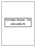 Giới thiệu: Domain - Tên miền (phần II)