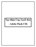 Tạo Hiệu Ứng Tuyết Rơi - Adobe Flash CS6