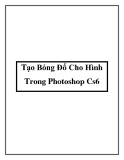 Tạo Bóng Đổ Cho Hình Trong Photoshop Cs6