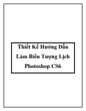 Thiết Kế Hướng Dẫn Làm Biểu Tượng Lịch Photoshop CS6