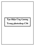 Tạo Hiệu Ứng Gương Trong photoshop CS6