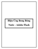 Hiệu Ứng Bong Bóng Nước - Adobe Flash