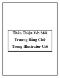 Thân Thiện Với Môi Trường Bằng Chữ Trong Illustrator Cs6