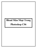 Blend Màu Nhạt Trong Photoshop CS6