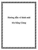 Hướng dẫn vẽ hình mũi tên bằng Gimp