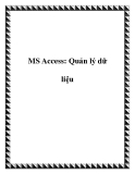 MS Access: Quản lý dữ liệu