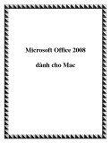 Microsoft Office 2008 dành cho Mac