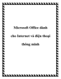 Microsoft Office dành cho Internet và điện thoại thông minh