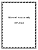 Microsoft lên đám mây với Google