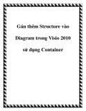 Gán thêm Structure vào Diagram trong Visio 2010 sử dụng Container