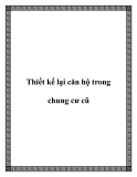 Thiết kế lại căn hộ trong chung cư cũ