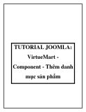 TUTORIAL JOOMLA: VirtueMart Component - Thêm danh mục sản phẩm