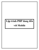 Lập trình PHP đang đến với Mobile