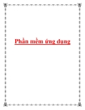 Phần mềm ứng dụng