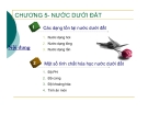 BÀI GIẢNG - NƯỚC DƯỚI ĐẤT