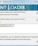 FontLoader - Công cụ cài Font tạm thời cho Windows