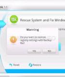 Sửa chữa và dọn dẹp Windows với Anvi Rescue Disk