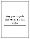 Tổng quan về hệ điều hành IOS cho điện thoại di động