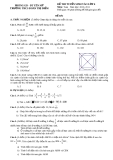 Đề thi tuyển sinh vào lớp 6 môn Toán - Trường THCS Đoàn Thị Điểm