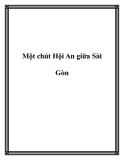 Một chút Hội An giữa Sài Gòn